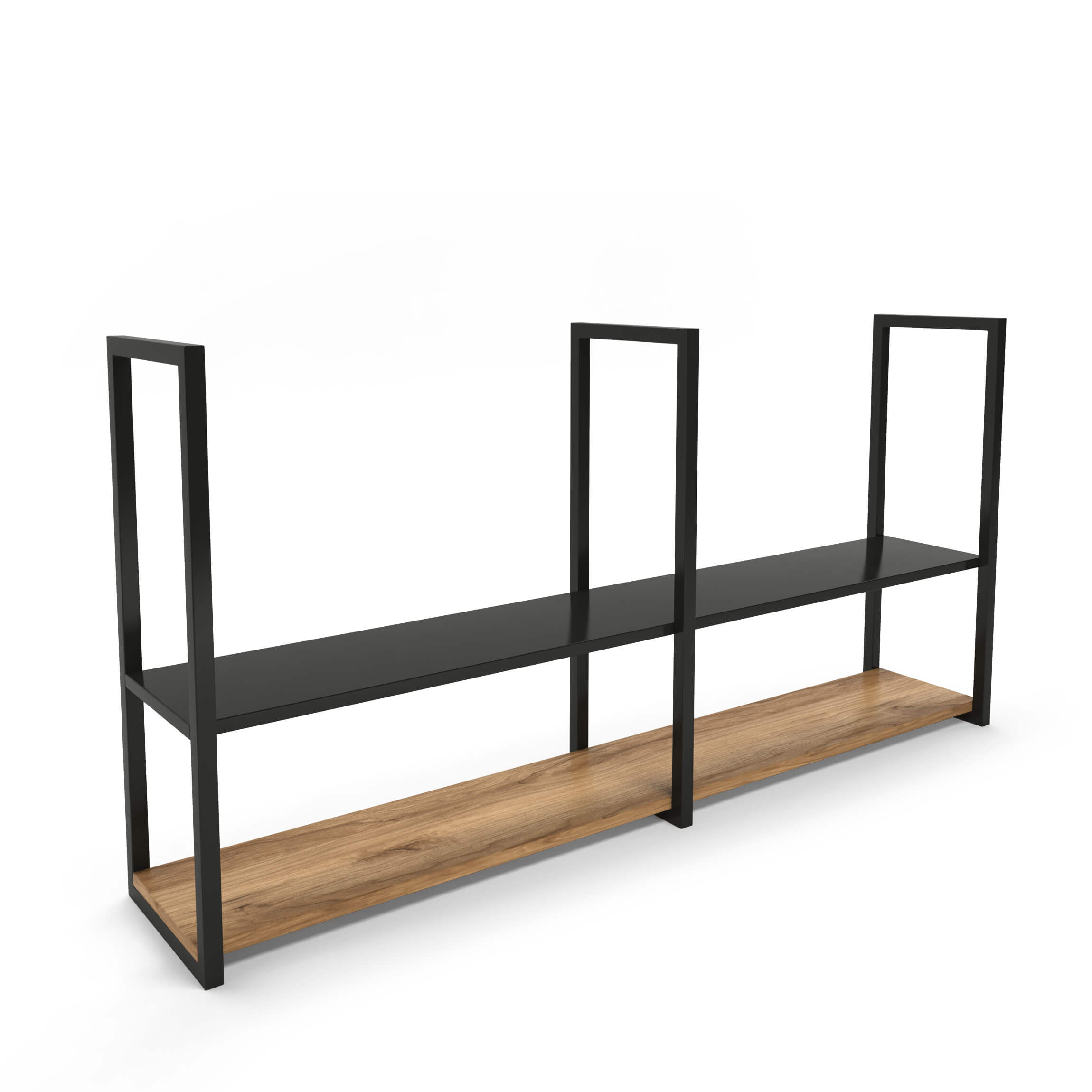 Industrialna półka kuchenna z metalowym blatem Innis